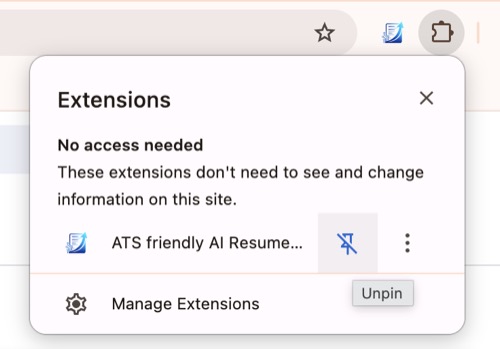 Install Extension